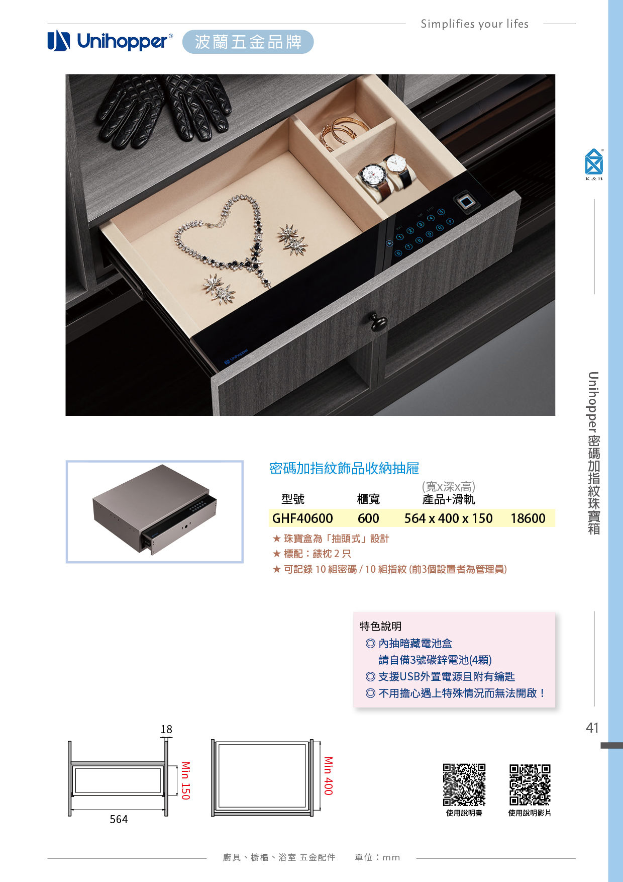 P.12~48 波蘭 Unihopper 衣櫃收納五金