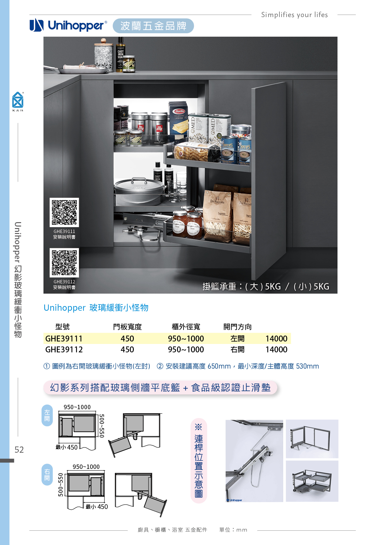 P.49~65 波蘭 Unihopper 廚具收納五金