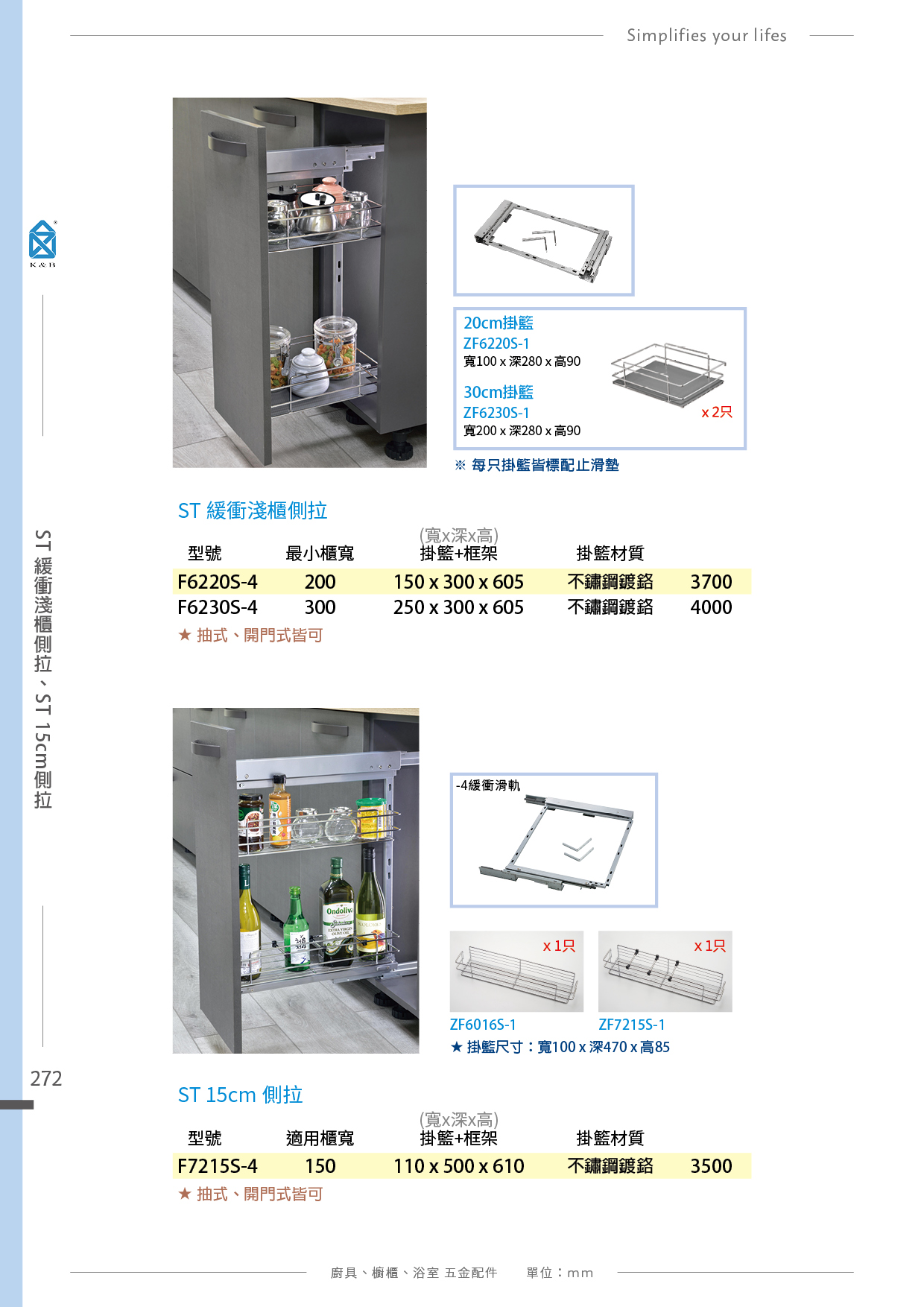 P261-275 K&B 側拉