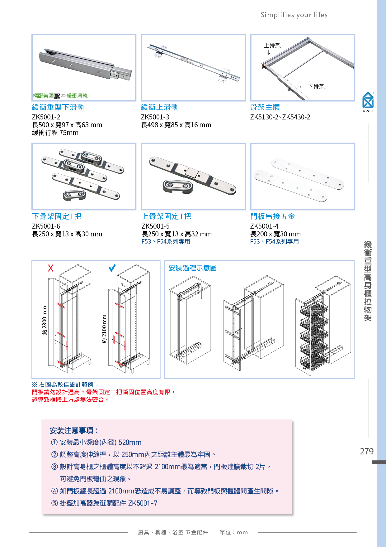 P276-287 K&B 小怪物、全都露、高身櫃