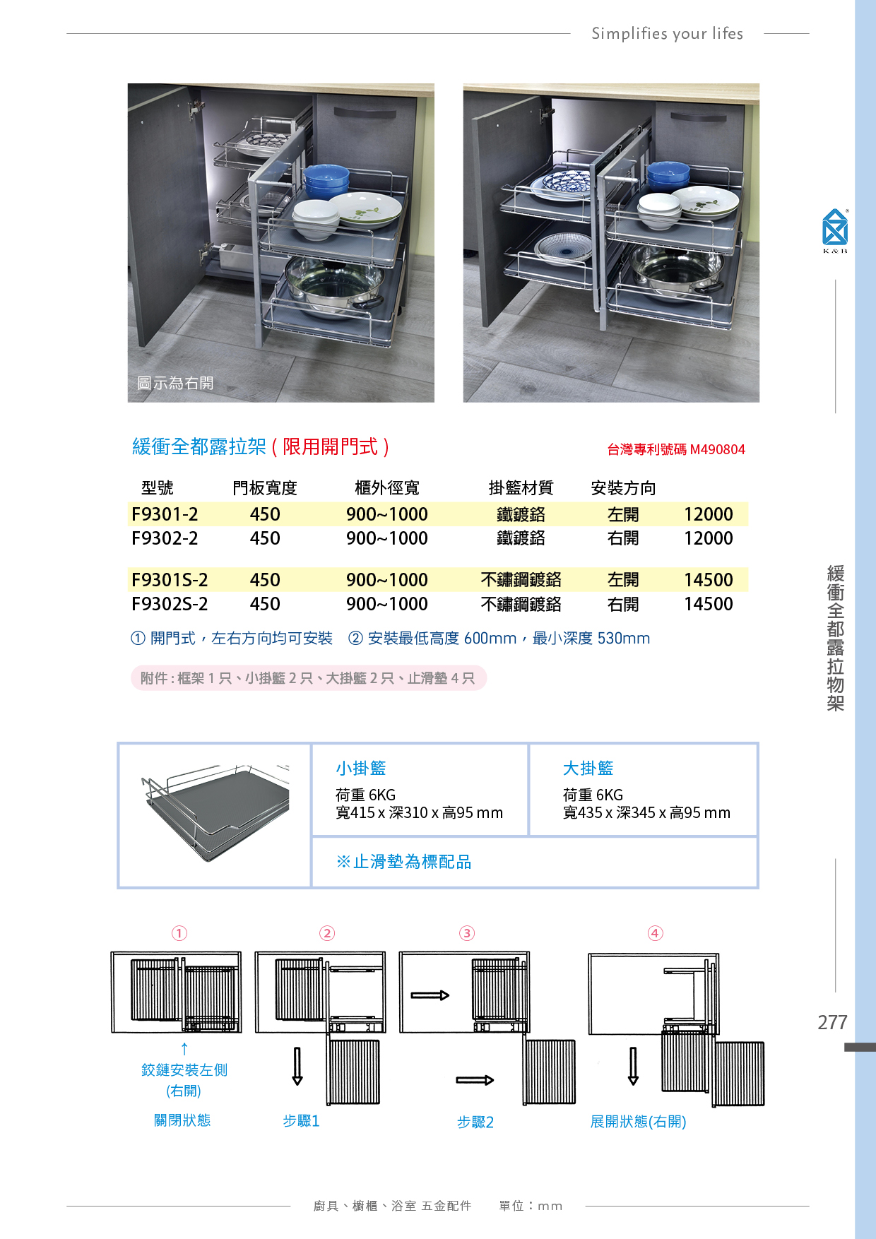 P.276~287 K&B 小怪物、全都露、高身櫃