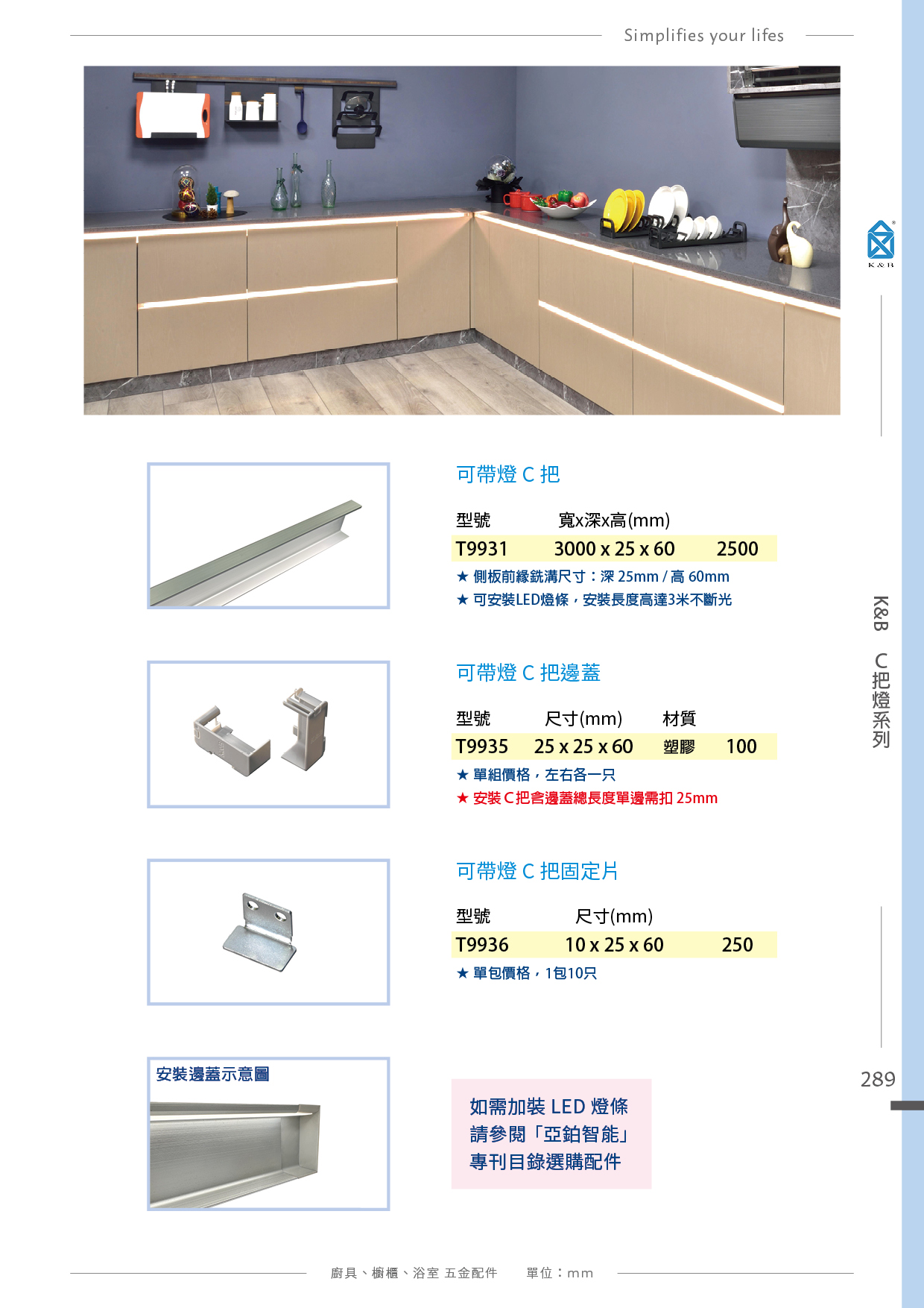 P.288~307 K&B 易利鉤、圓桿壁掛
