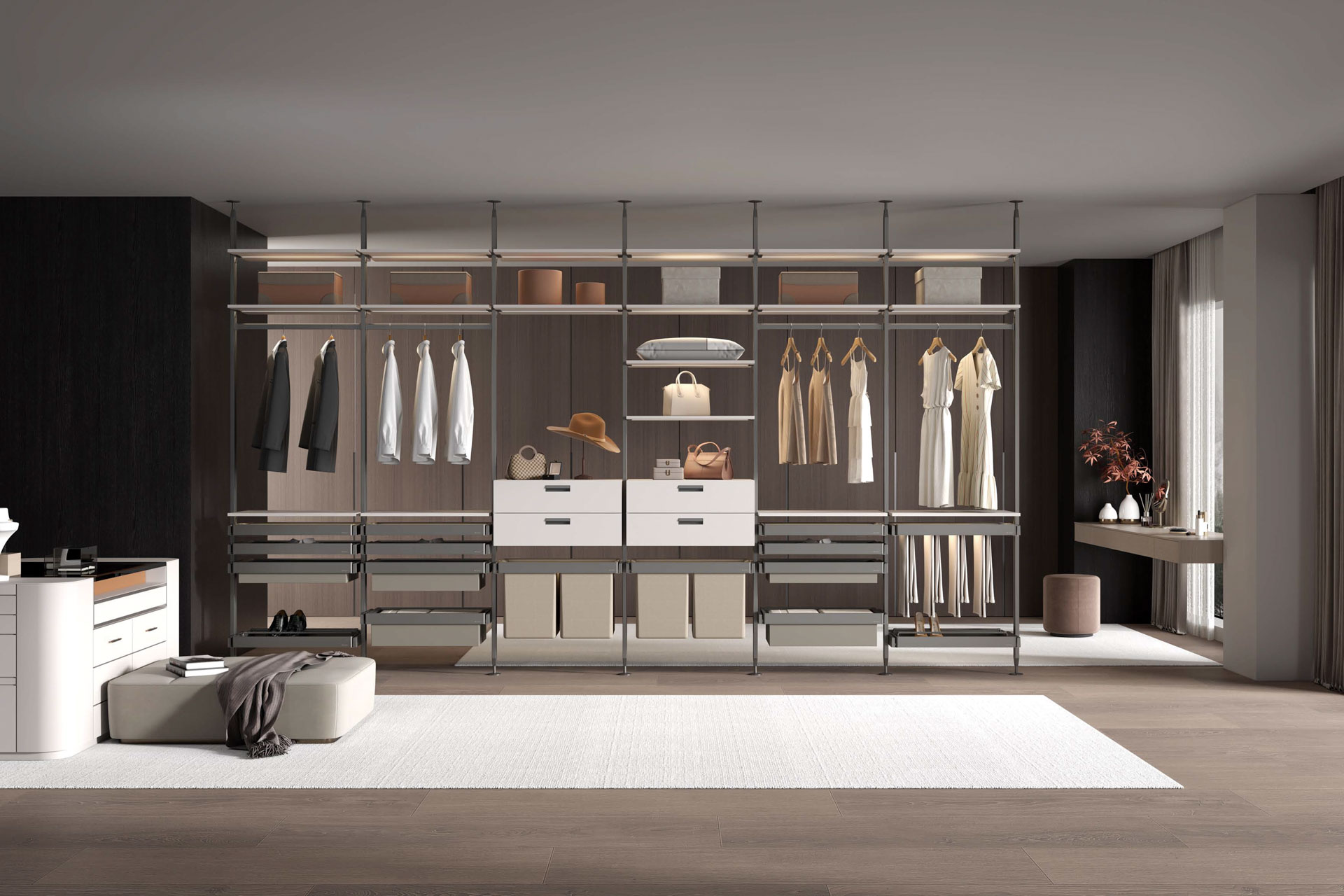 夢影立柱（開放式衣櫃）